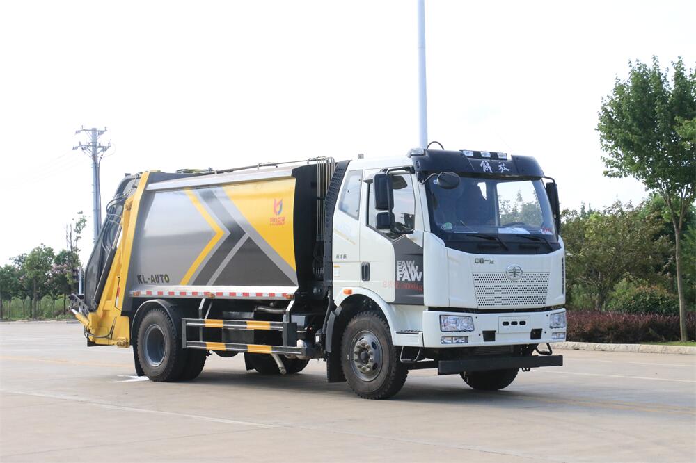 12方壓縮垃圾車(chē)-解放J6國(guó)六12方壓縮式垃圾車(chē)廠(chǎng)家價(jià)格