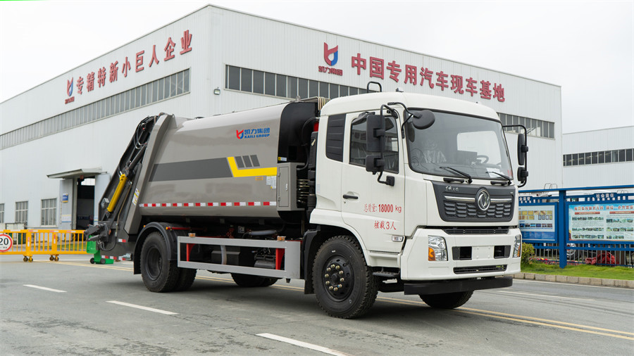 16方18噸東風(fēng)天錦壓縮垃圾車(chē)4700軸距 凱力新款做工